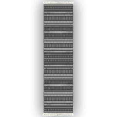 Rivera Halı | Oslo Gri Kilim | VK6202 80 x 300 cm