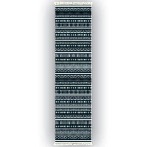 Rivera Halı | Moss Mavi Kilim | VK6208 80 x 300 cm