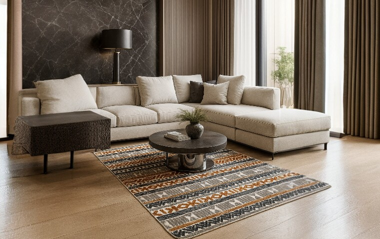 Kaymaz Yıkanabilir Tüylü Halı